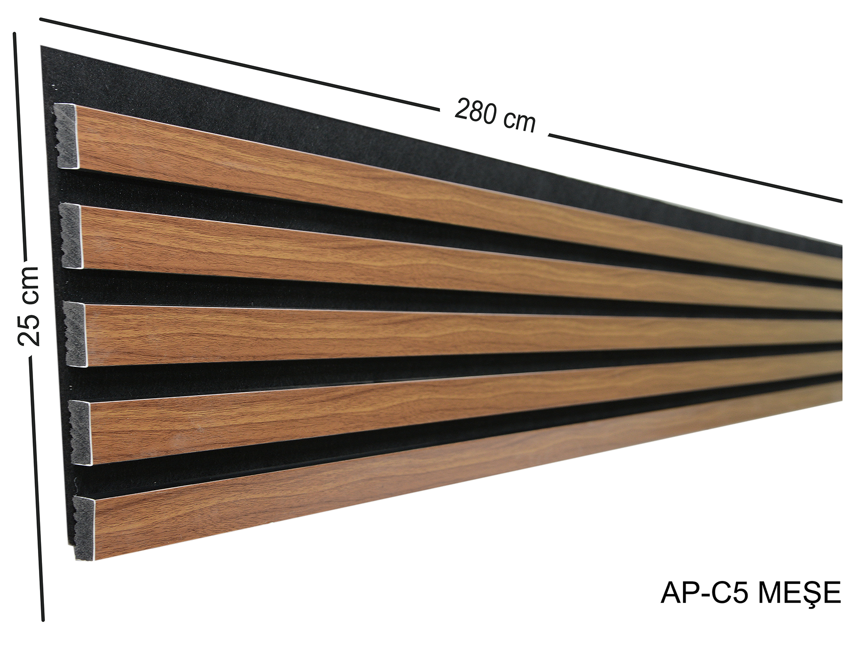 Akustik Duvar Paneli AP-C5 Meşe